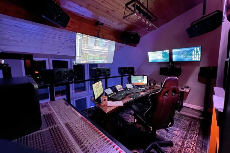 Production engineer Todd Hooge established his own personal space for mixing and mastering ...